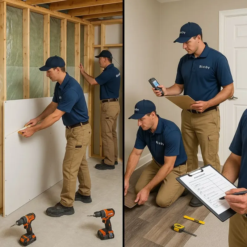 Repairs and Reconstruction process in Olney, IL